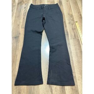 Faded Glory Pants Women Size 8P Black Bootcut Cotton Blend Stretch Mid Rise